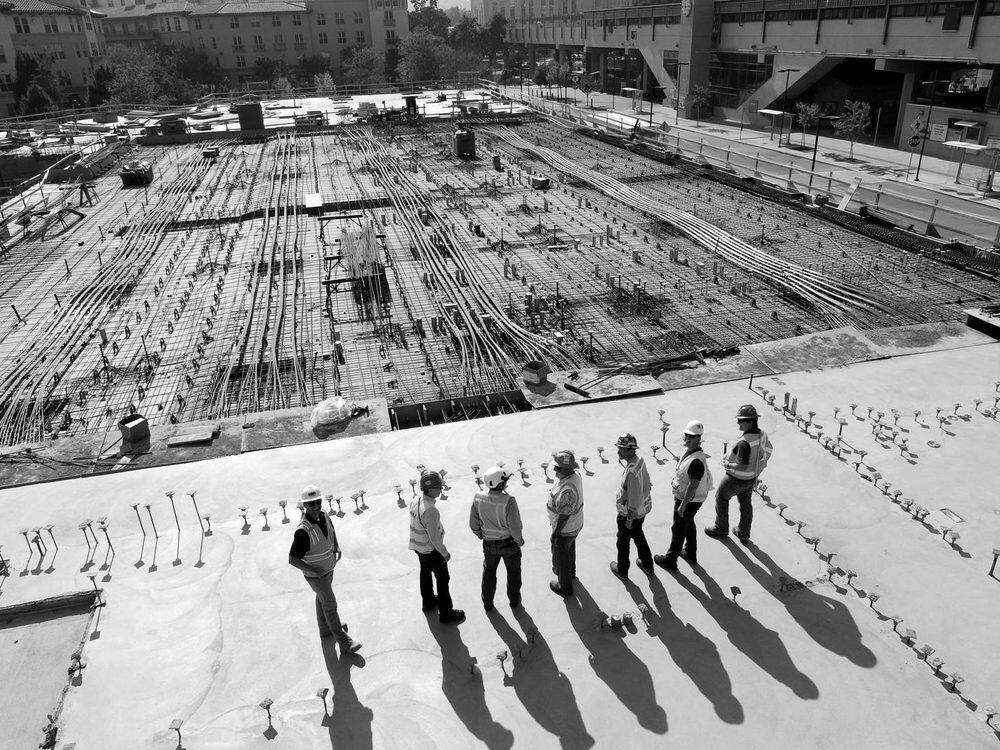Equipo en obra